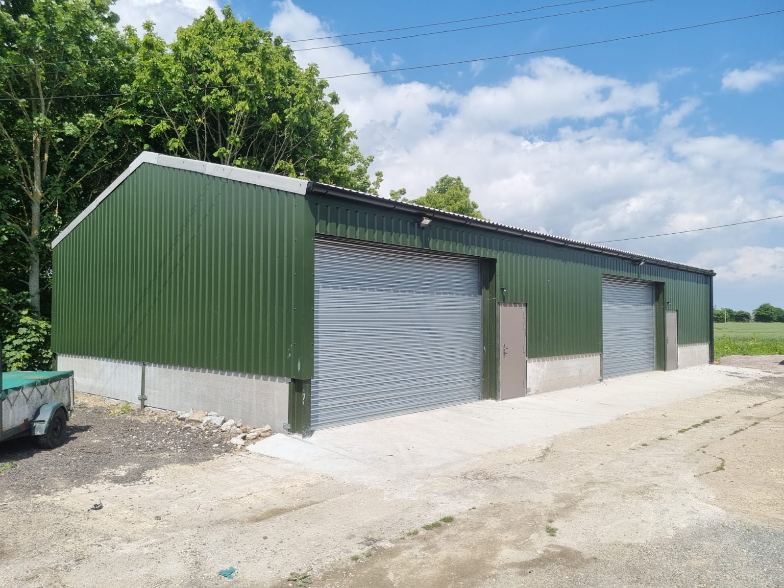 One of the Agricultural workshops on the farm