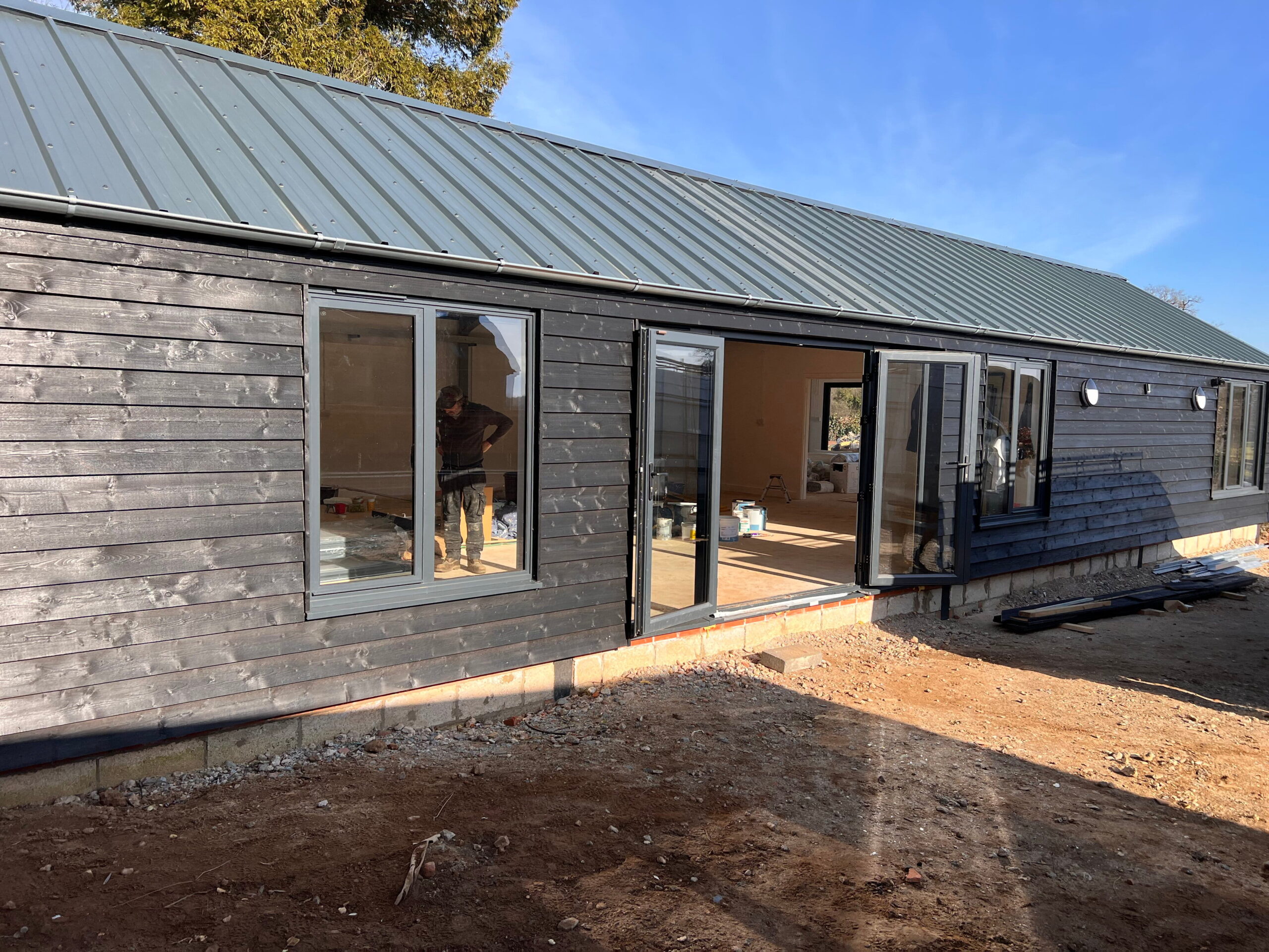 A commercial and Industrial office built by K and J construction