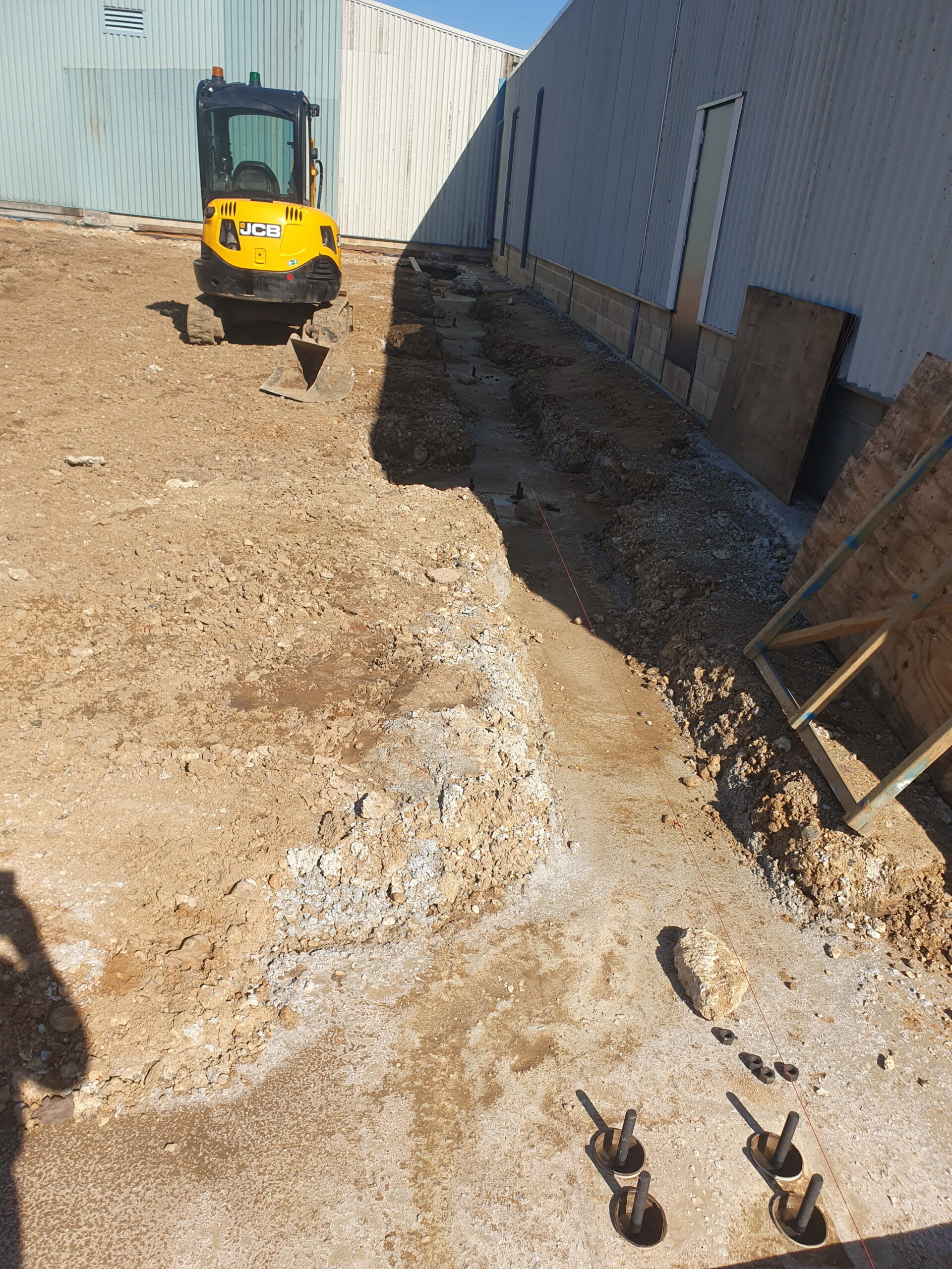 Foundations laid by K and J construction