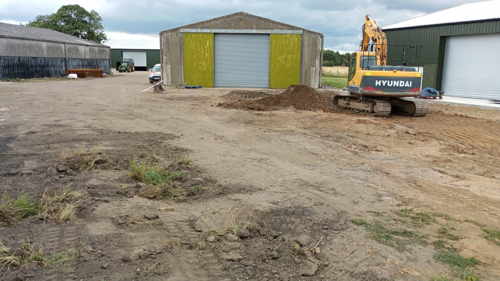 Ground works done by K and J construction