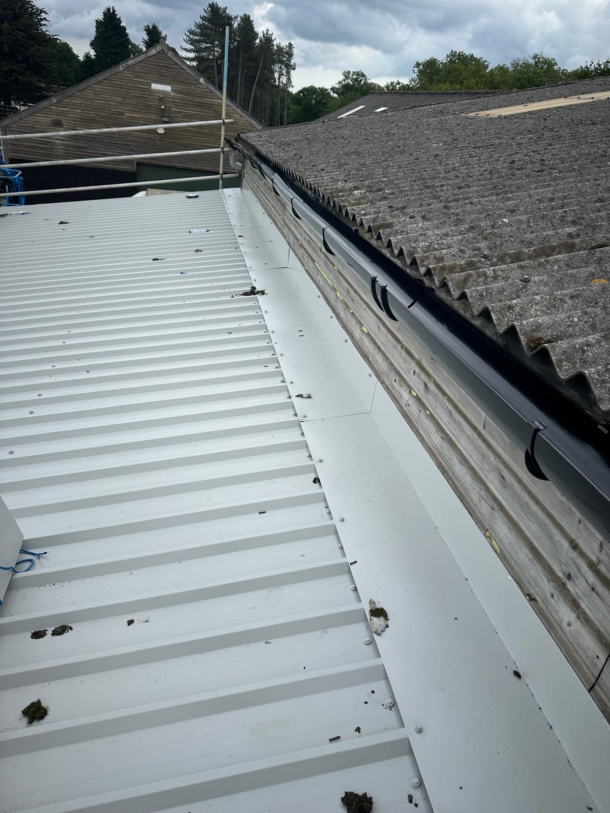 Gutter replacement refurb done by K and J construction